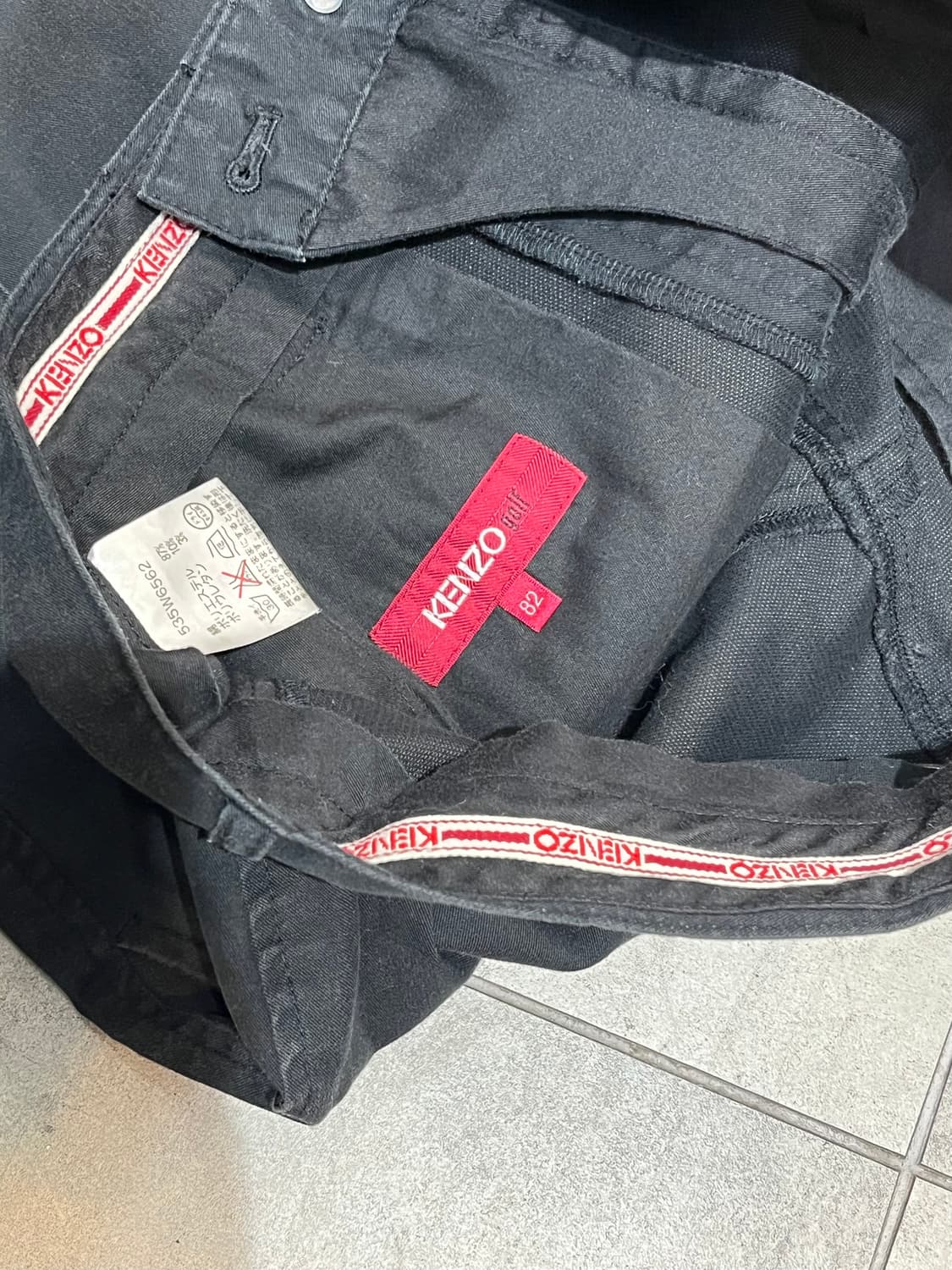 Kenzo 락펑크 락시크 블랙 카고 팬츠  상품이미지6