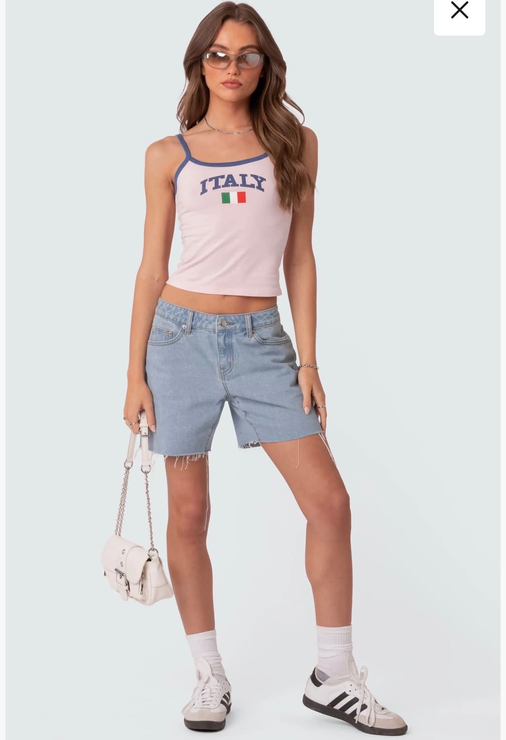 Edikted Italy Graphic Crop Tank 상품이미지3