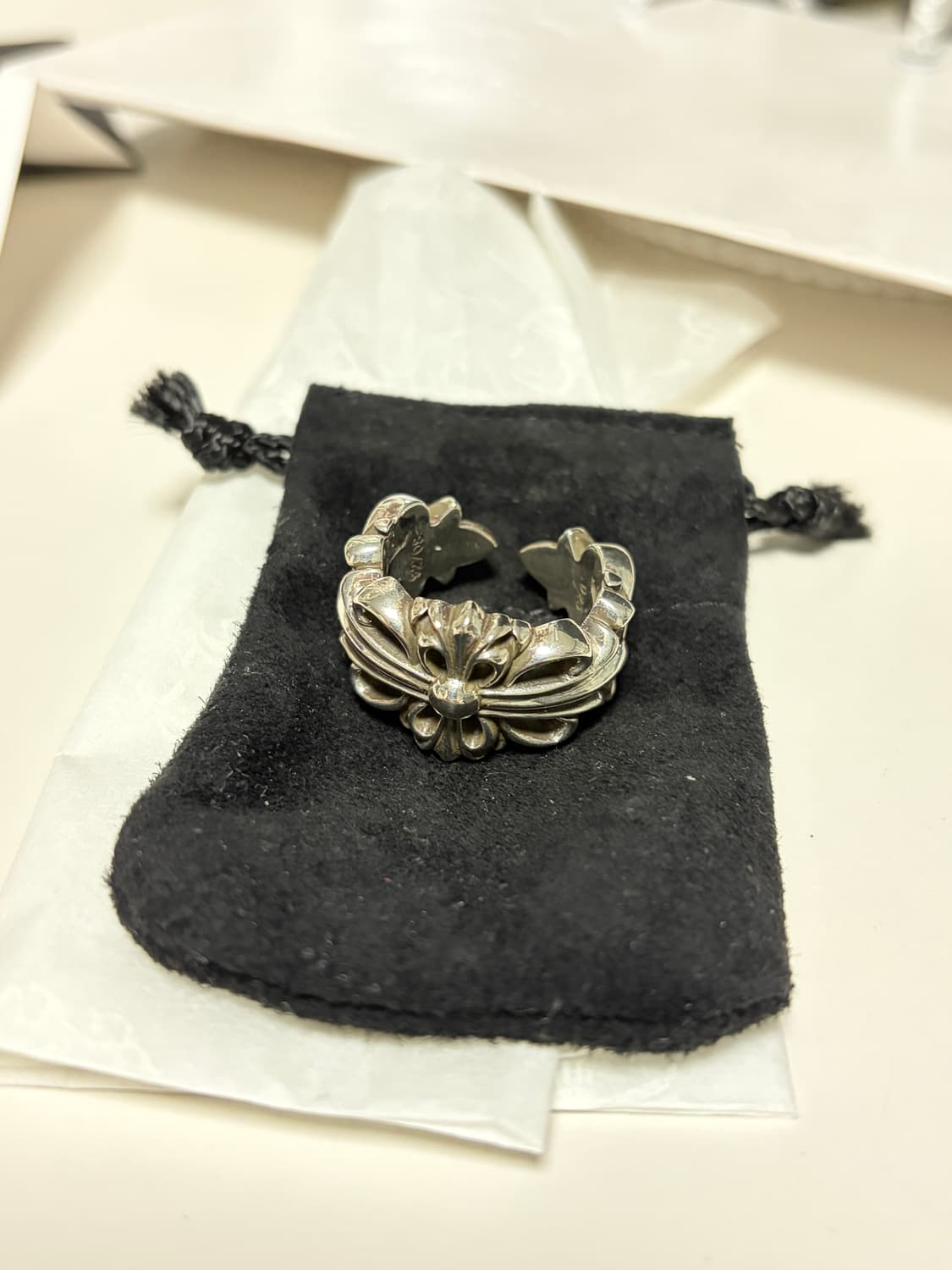 더블 플로랄 크로스 링 (US12 / 매장 풀구성 새상품) 상품이미지4