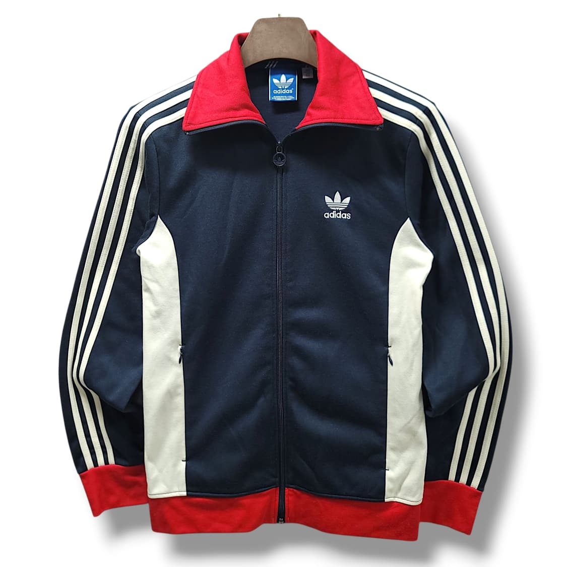 [100] 아디다스 네이비&화이트 라인 시보리 레드 유로파 트랙탑 져지 상품이미지1