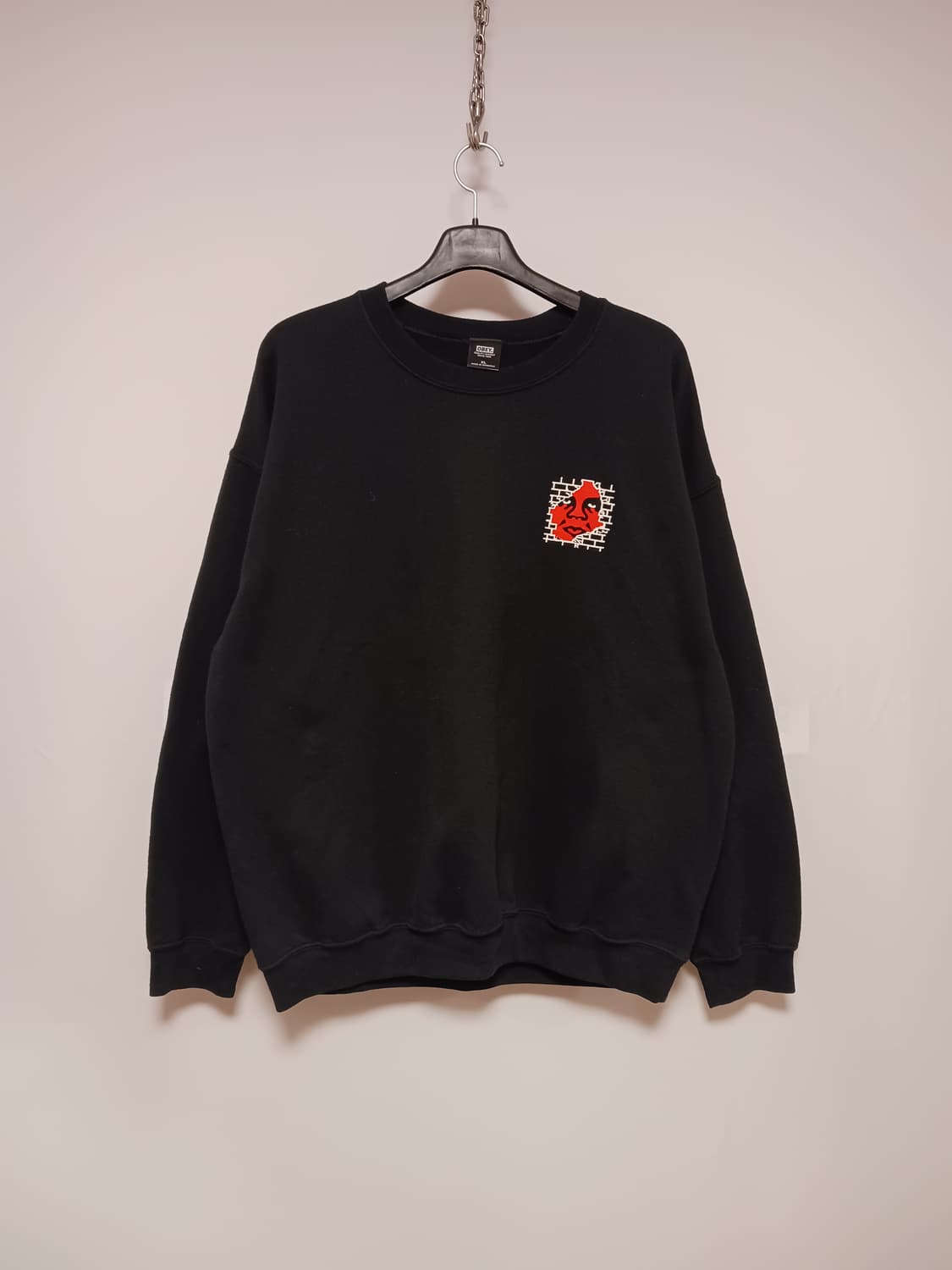 오베이 빅보이 팬츠 볘이직 기모크루넥 상품이미지1