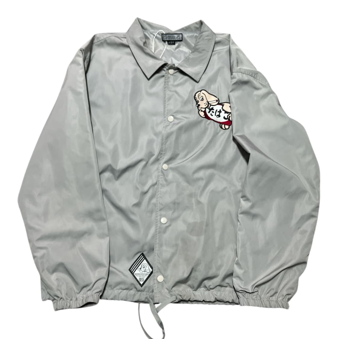 Galfy 갈피 올드스쿨 빈티지 타바코 그레이 바람막이 상품이미지2