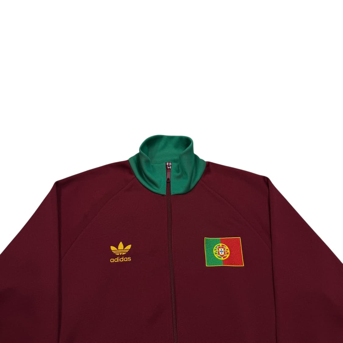 아디다스 빈티지 포르투갈 트랙탑 져지 자켓 버건디 레드 L 상품이미지2