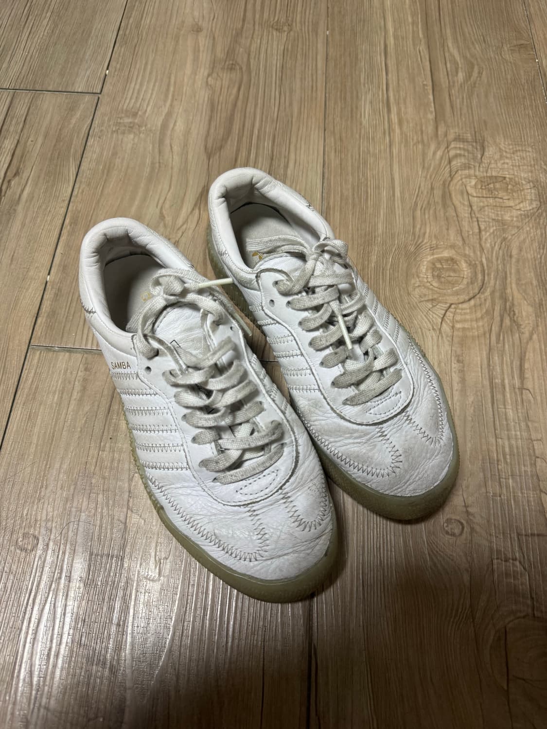 아디다스 삼바 화이트 225mm  상품이미지1