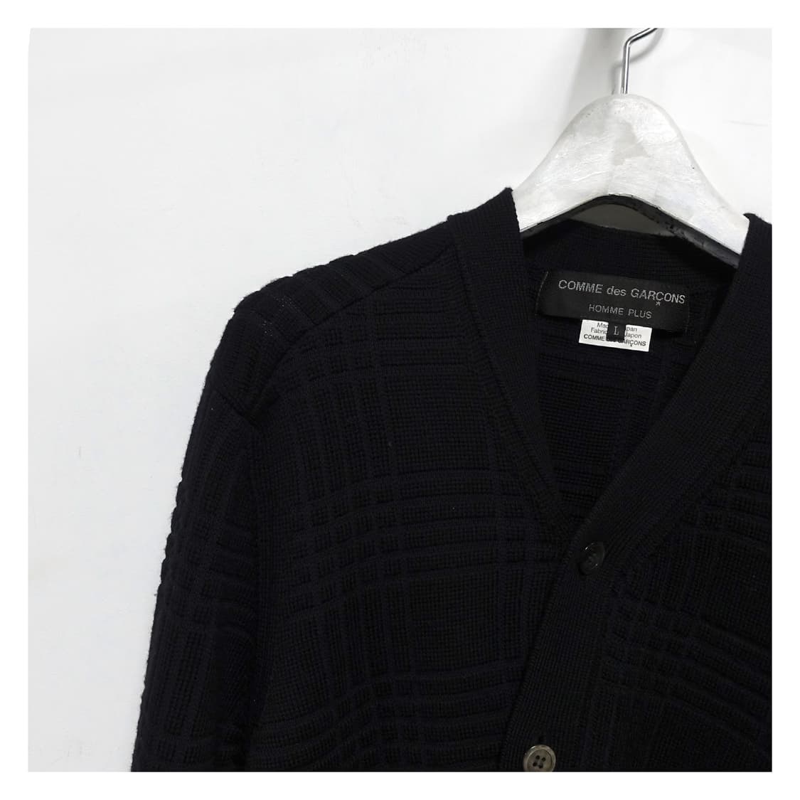 [L]COMMEDESGARCONS HOMME 꼼데가르송옴므 비대칭 가디건 상품이미지6