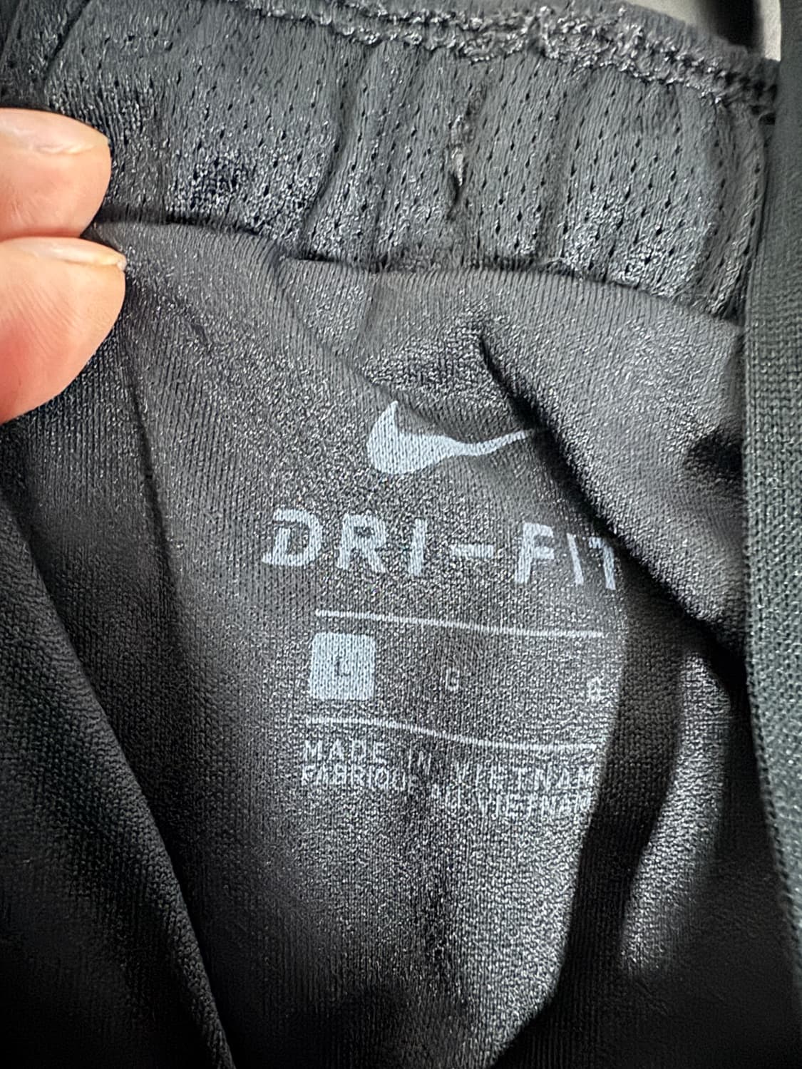 나이키 드라이핏 솔로 스우시 밴딩 트레이닝 반바지 L 블랙 상품이미지3