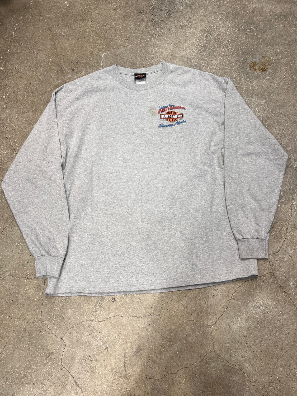 할리데이비슨 그레이 메란지 롱슬리브 상품이미지1