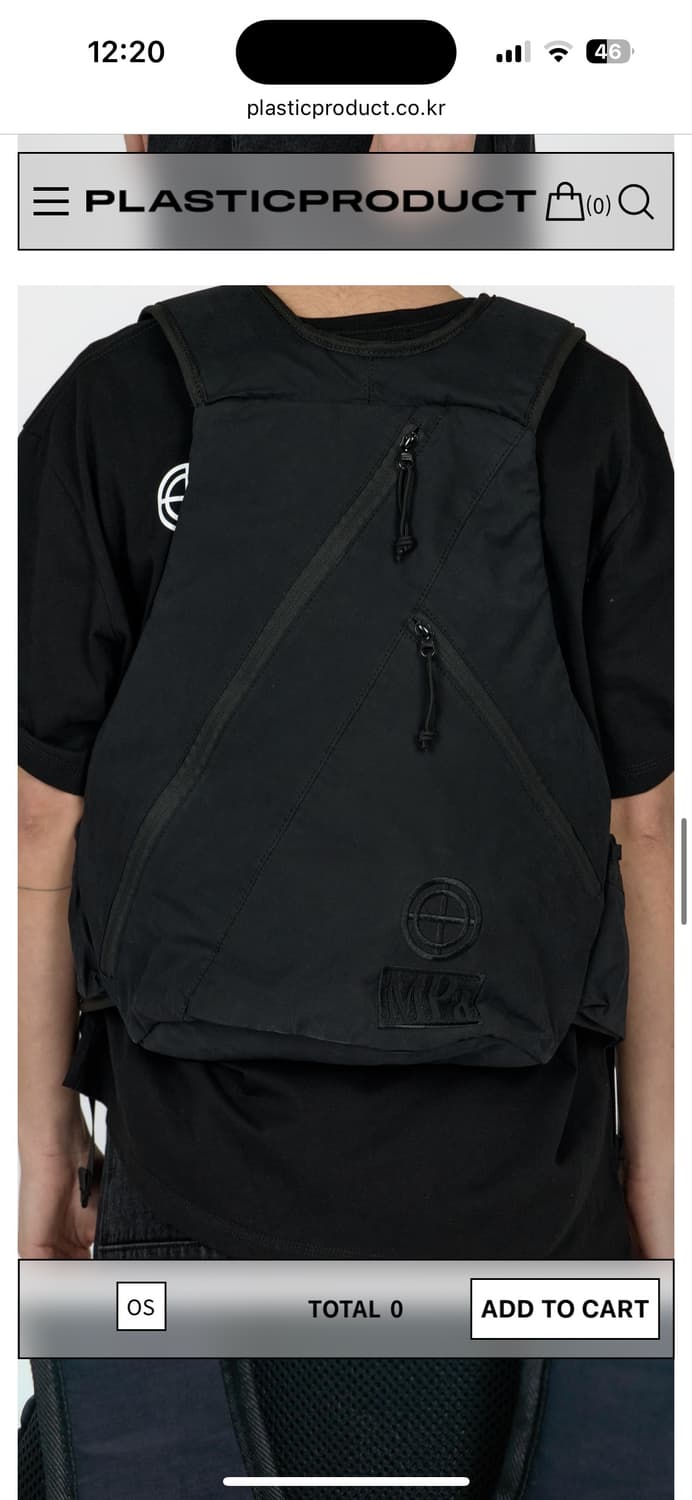 MPa CHEST BELT BAG (BLACK) 상품이미지1