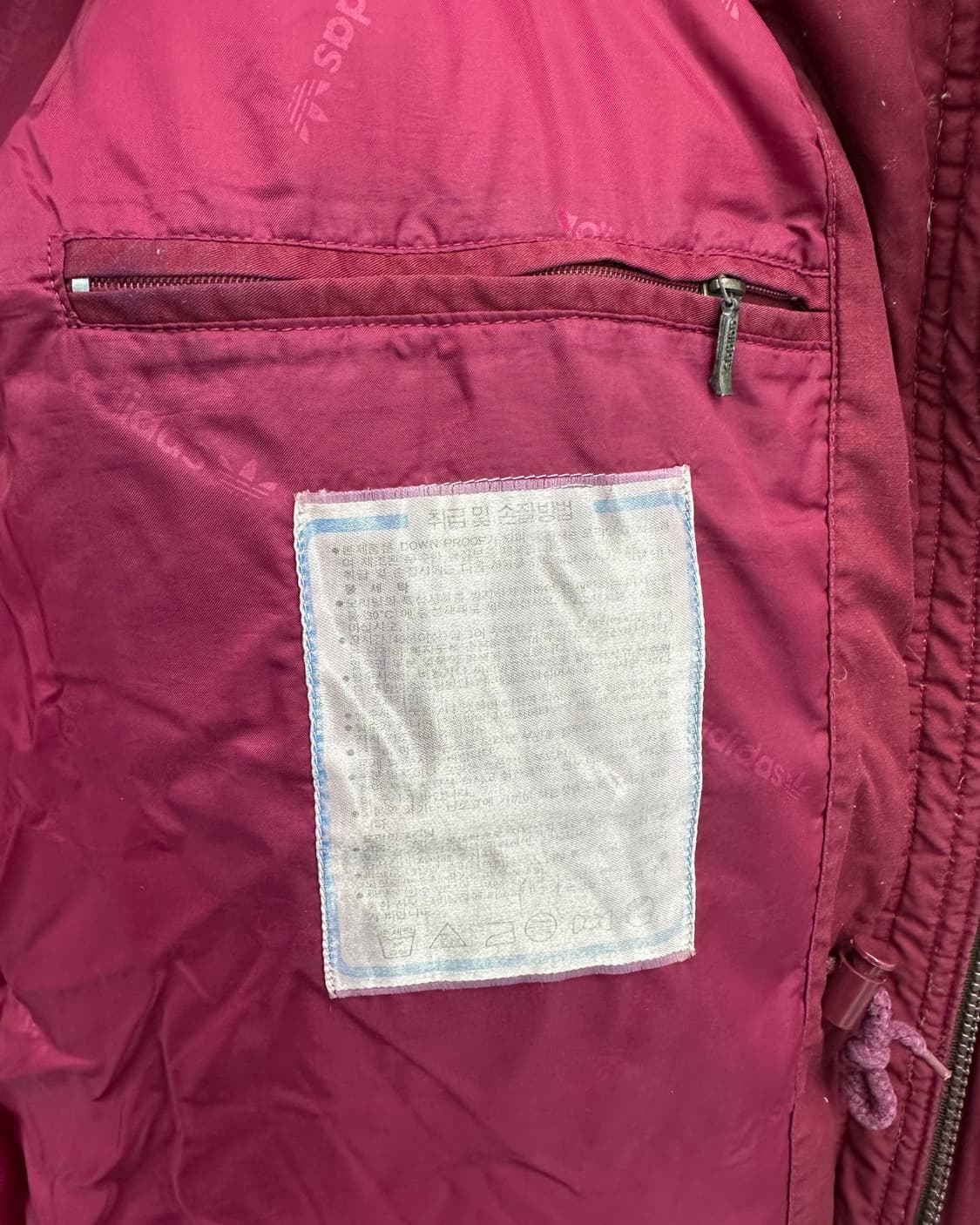 (100)90'S 아디다스 오리털 패딩-M1494 상품이미지9