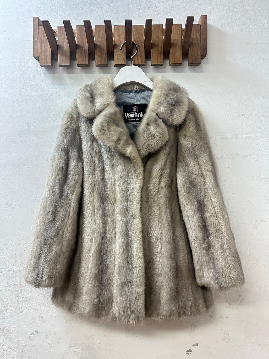 일본 야마오카 yamaoka 리얼 밍크 100% 퍼 코트 상품이미지1