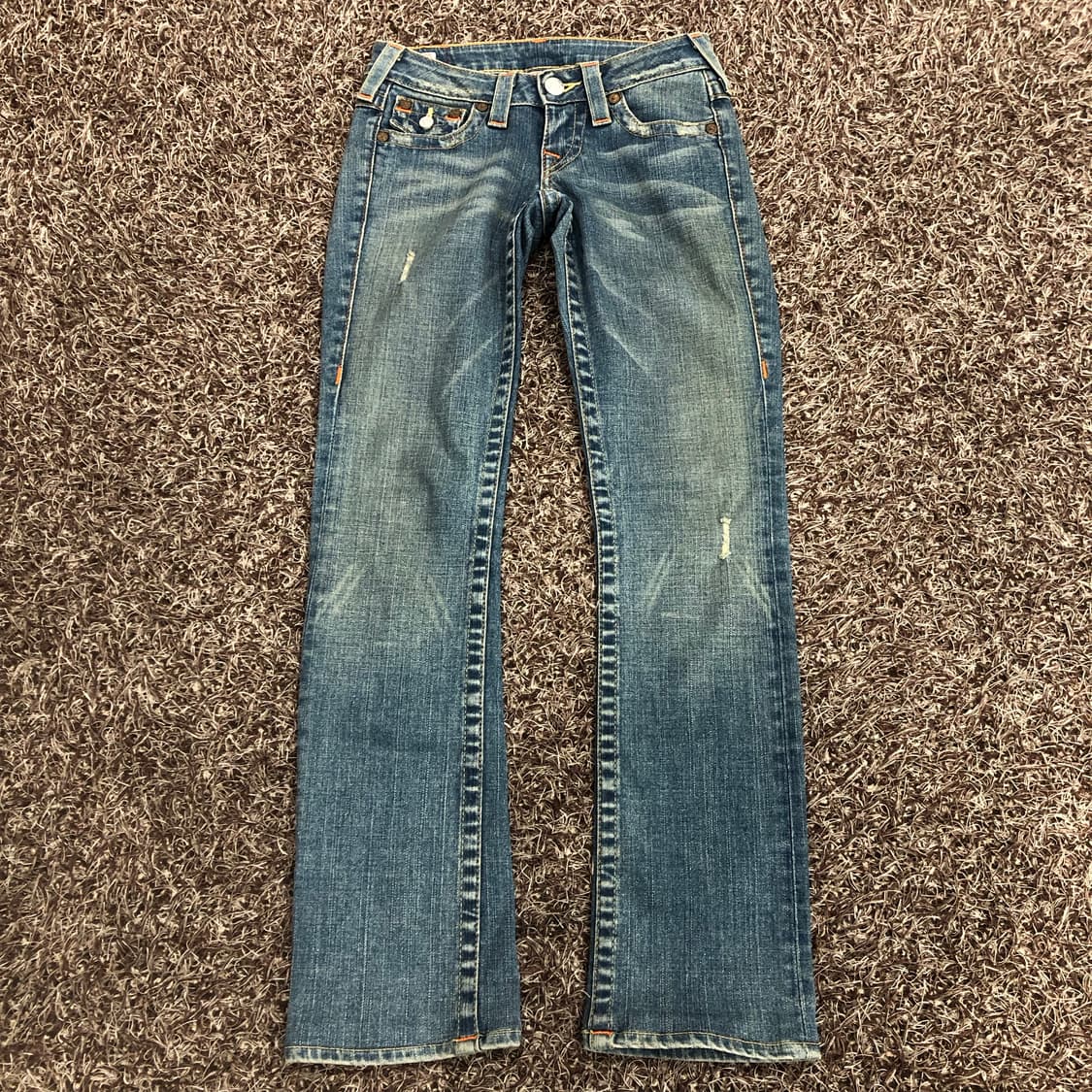 트루릴리전 Billy 빌리 워싱 디스 데님 팬츠 상품이미지2