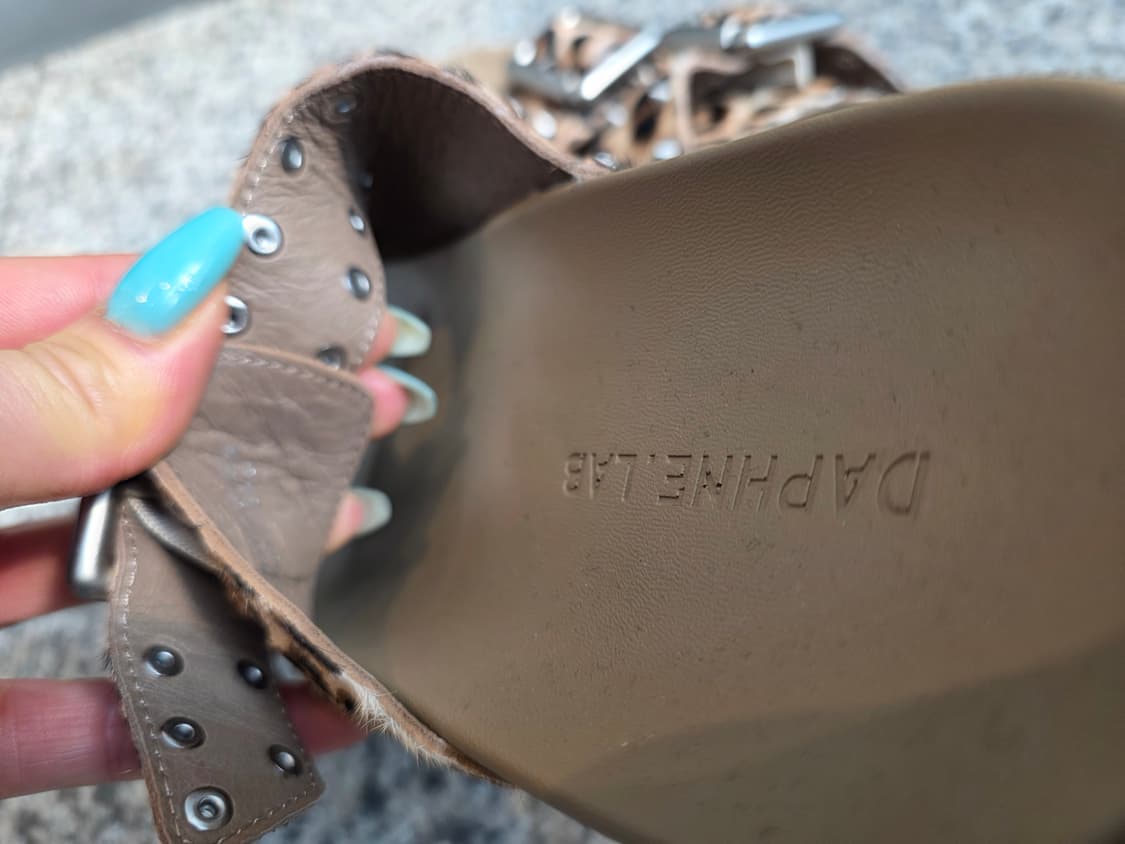 다프네랩 레오파드 샌들 상품이미지7