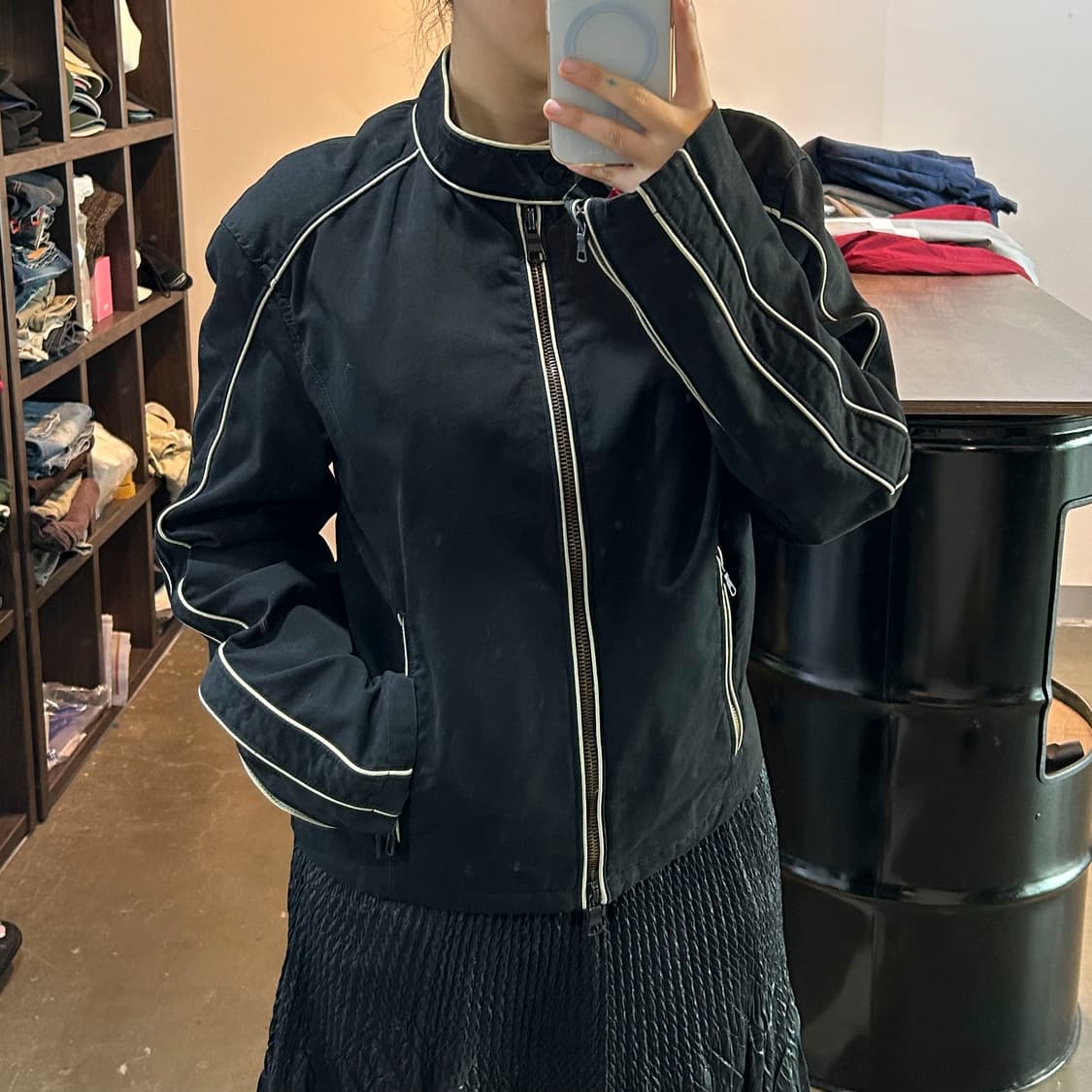 아르마니익스체인지 파이핑 자켓 상품이미지8