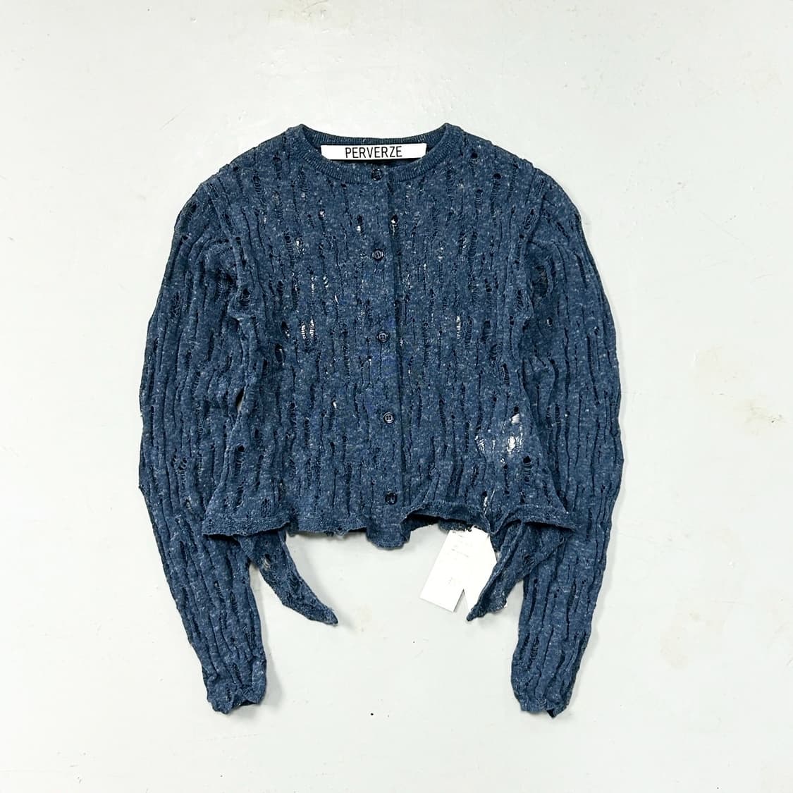 새상품) 퍼버즈 크래쉬 니트 가디건 상품이미지1