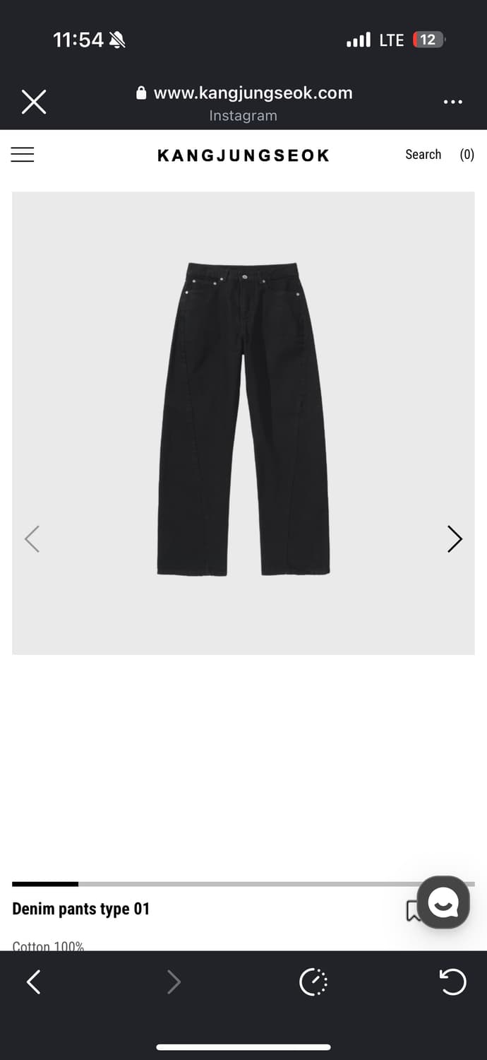 강정석 데님 팬츠 type1 32 상품이미지1