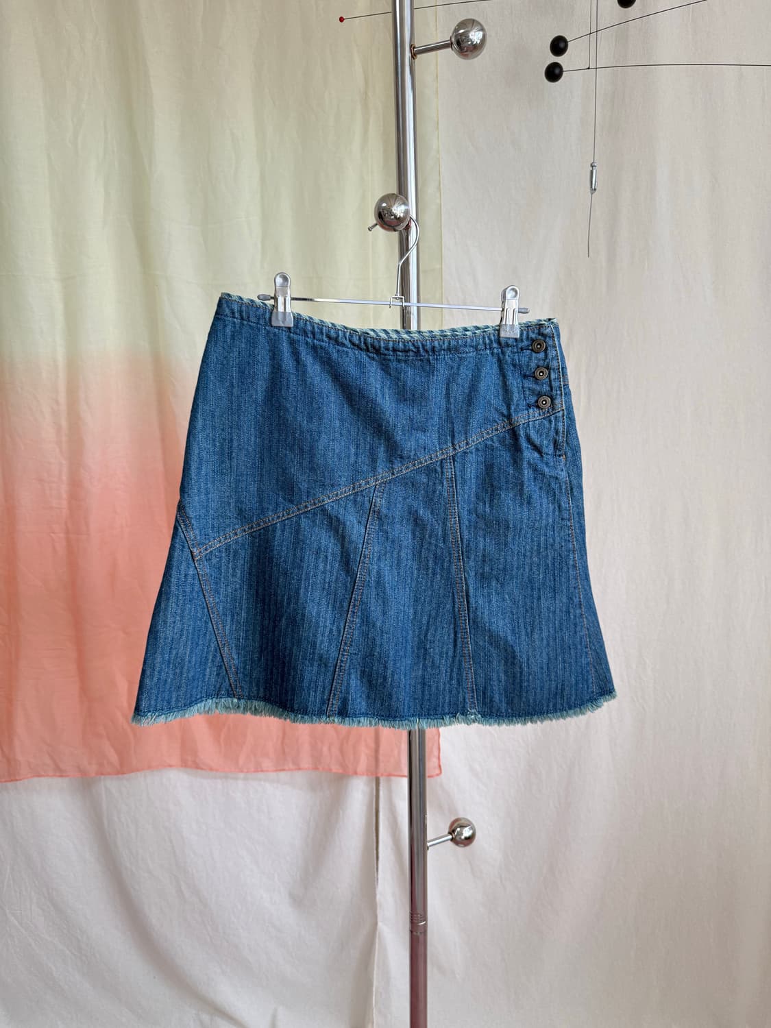 East Boy 데님 미니 스커트 상품이미지1