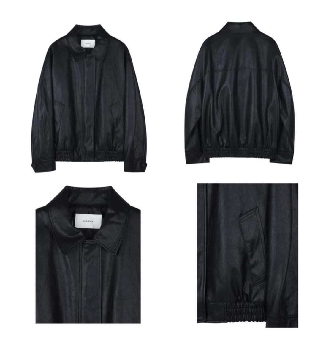 닐바이피 leather zip-up blouson jacket  상품이미지2