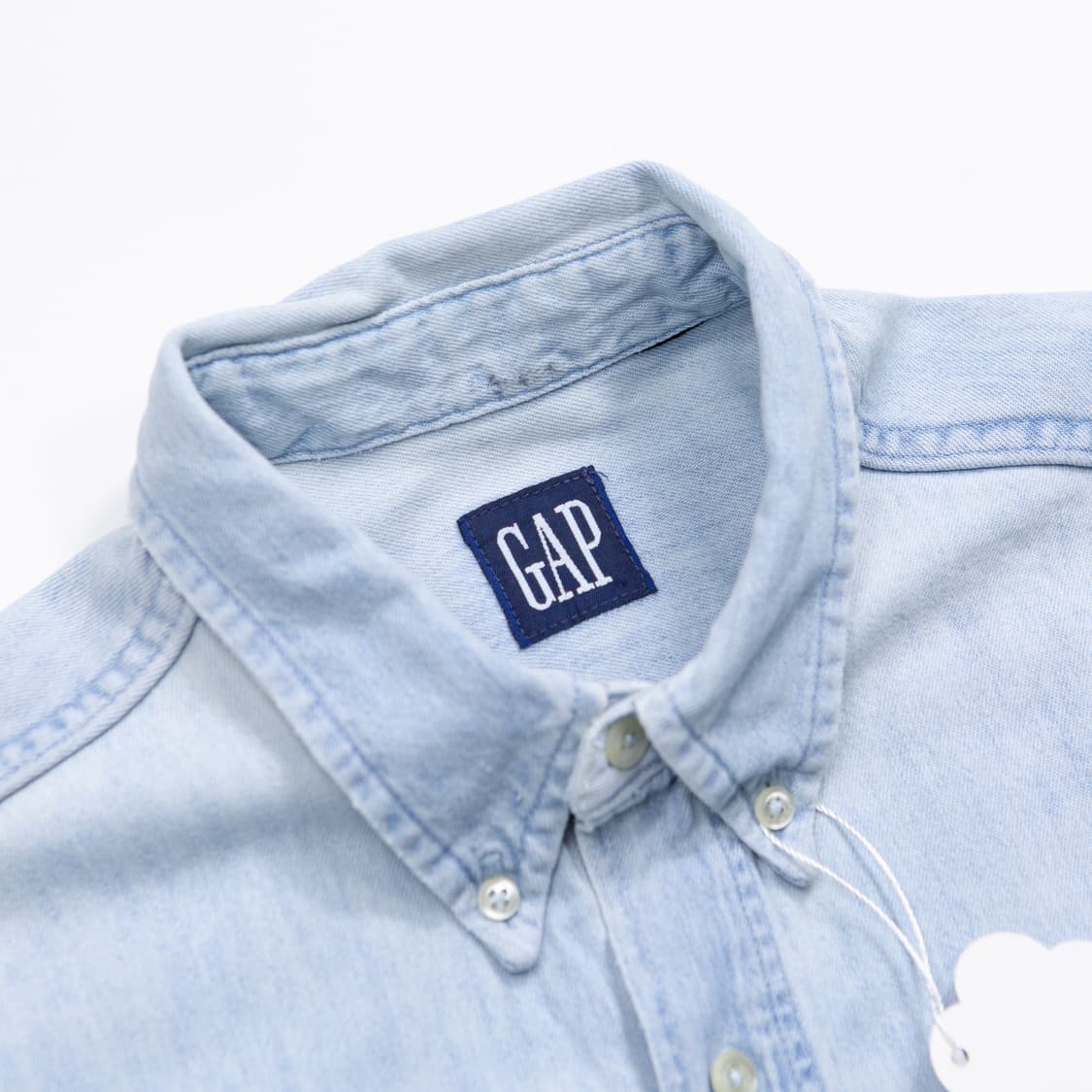 90s 올드 갭 투포켓 데님 워크셔츠 상품이미지5