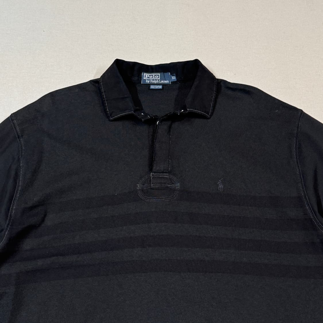 XL) 폴로 랄프로렌 가먼트다잉 긴팔 카라티 상품이미지3