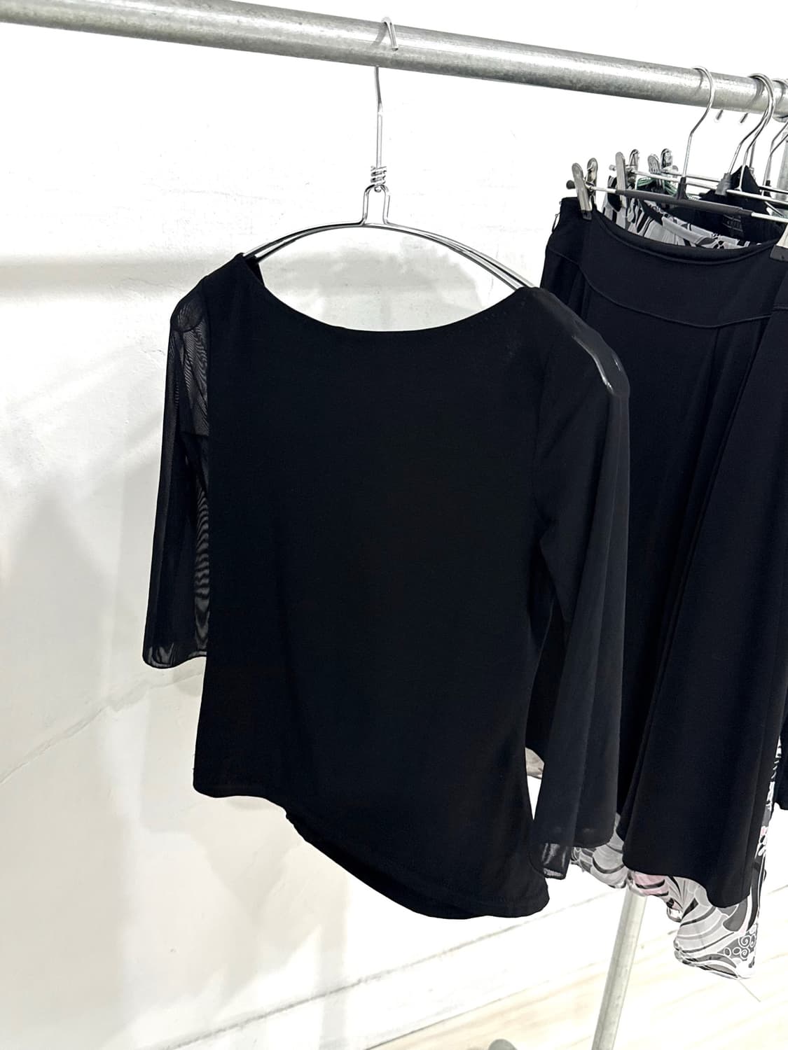 Black Oriental Embroidery Detail Sleeve 상품이미지9
