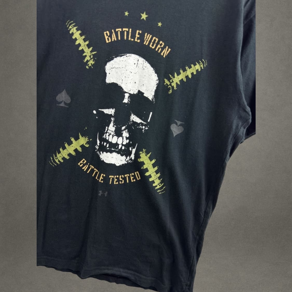 언더아머 BATTLE WORN 스컬 티셔츠 상품이미지3