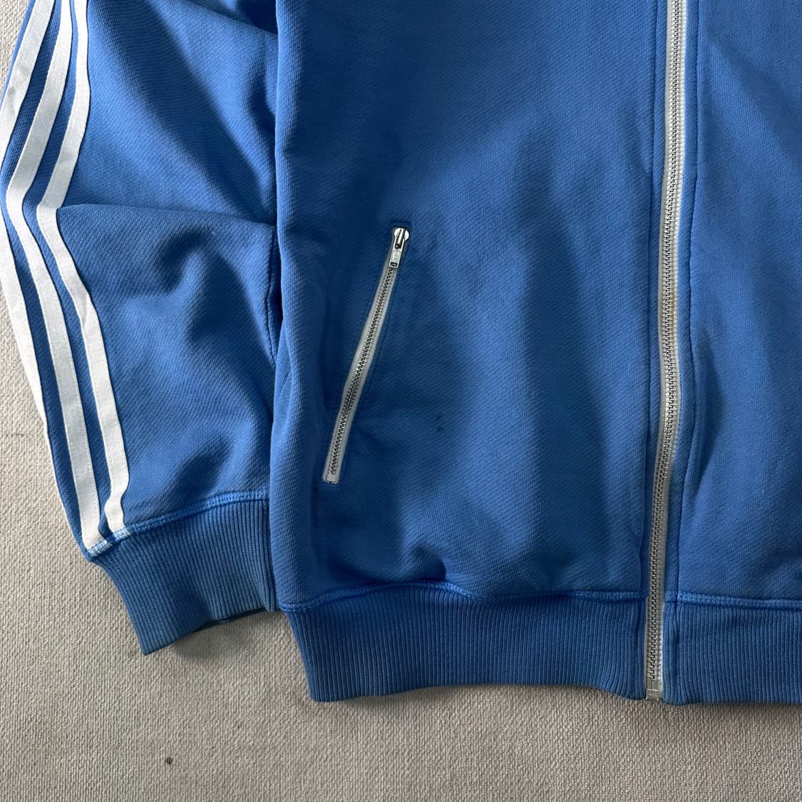 100 아디다스 베켄바우어 블루 트랙탑 져지 상품이미지4