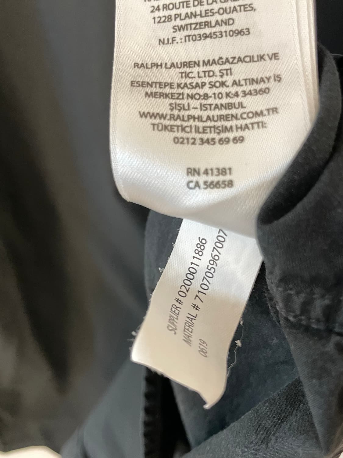 폴로 클래식핏 코튼 블랙 셔츠  상품이미지7