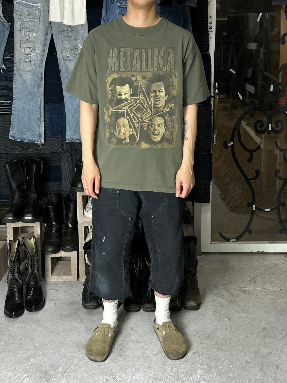 90's OG 메탈리카 티셔츠 자이언트 택 빈티지 밴드티 밴드티셔츠 상품이미지2