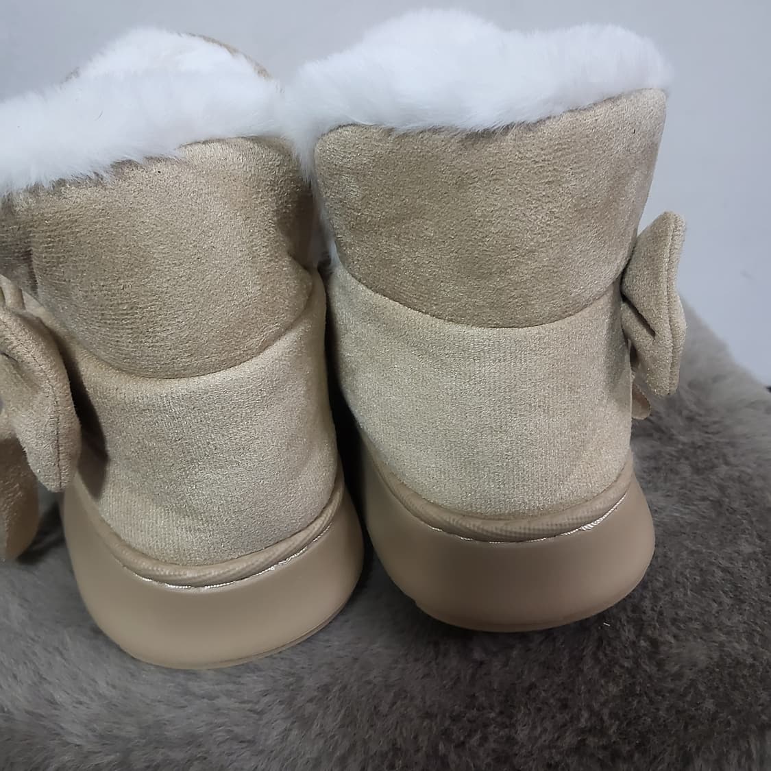 새상품 털 부츠 퍼 어그 스타일 부츠 너무 귀욤  235 240 상품이미지5