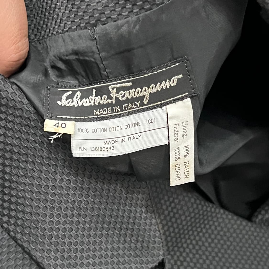  살바토레 페레가모 금장 더블 블레이저 y15852 상품이미지6