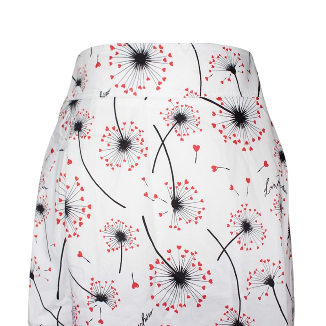 러브 모스키노 화이트 순면 프린트 스커트 66 상품이미지4