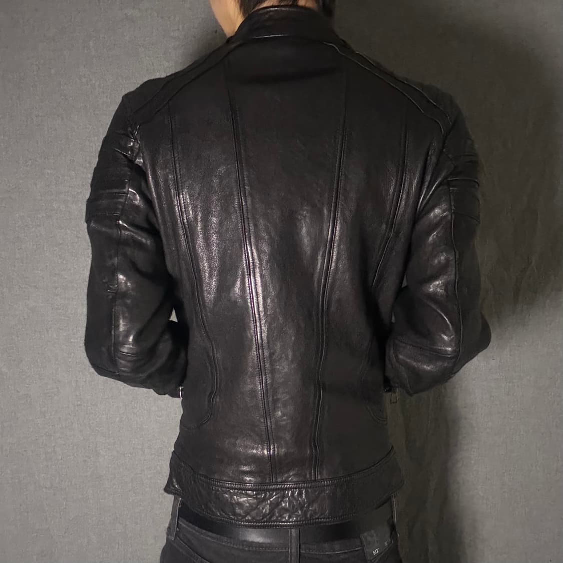 ltaly lamb skin leather jacket 상품이미지7