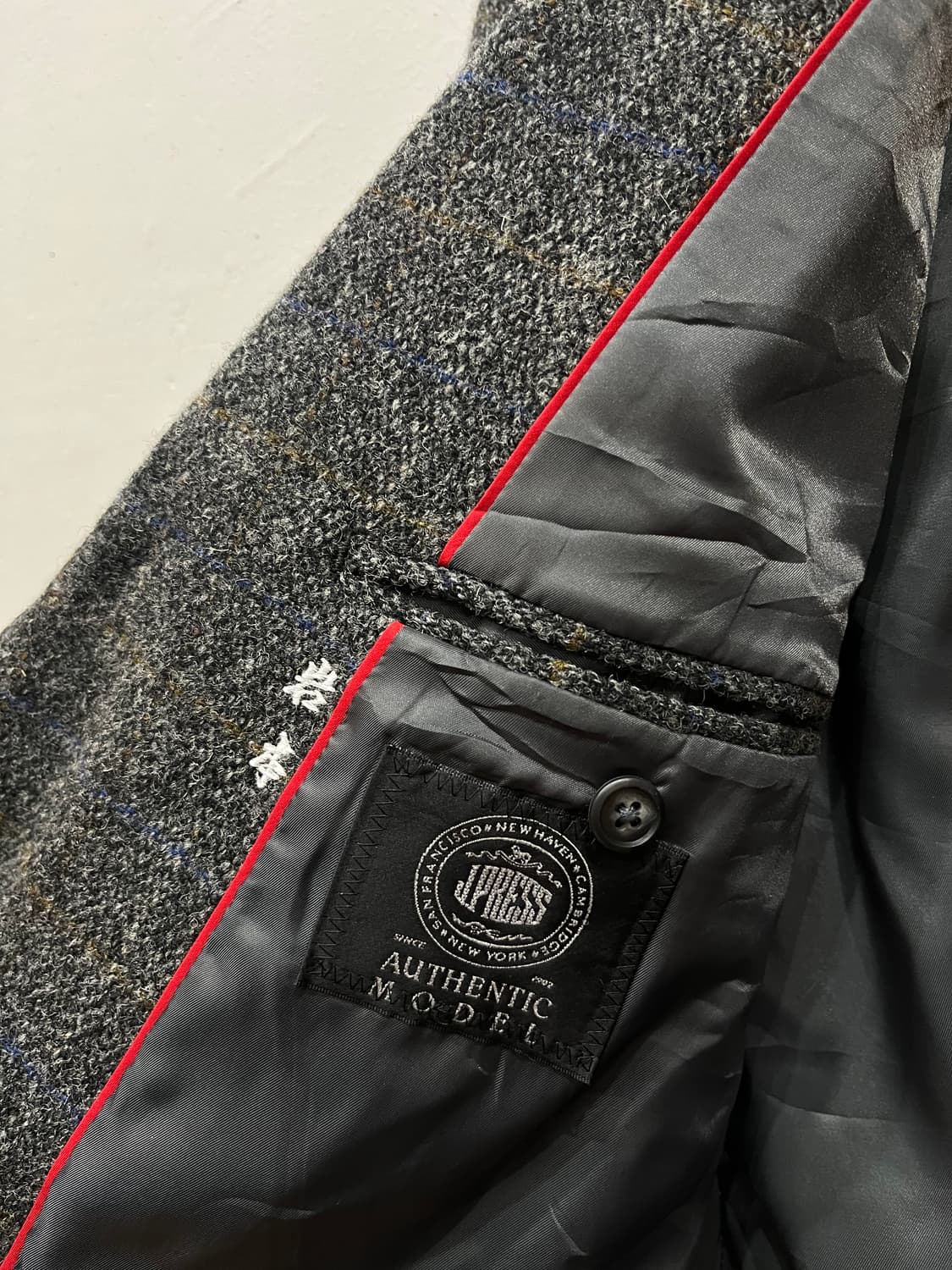 제이프레스 헤리스 트위드 울 블레이저 자켓 Made in JAPAN 상품이미지2