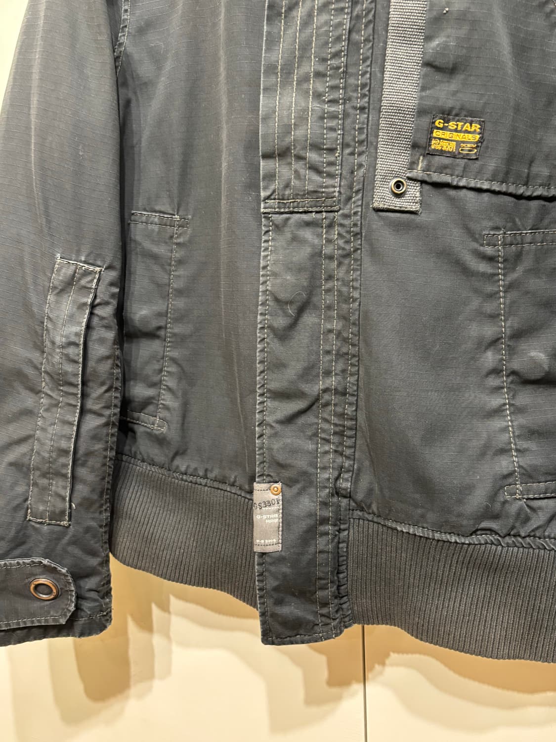 G-Star Raw 블랙 봄버 자켓 M 상품이미지5