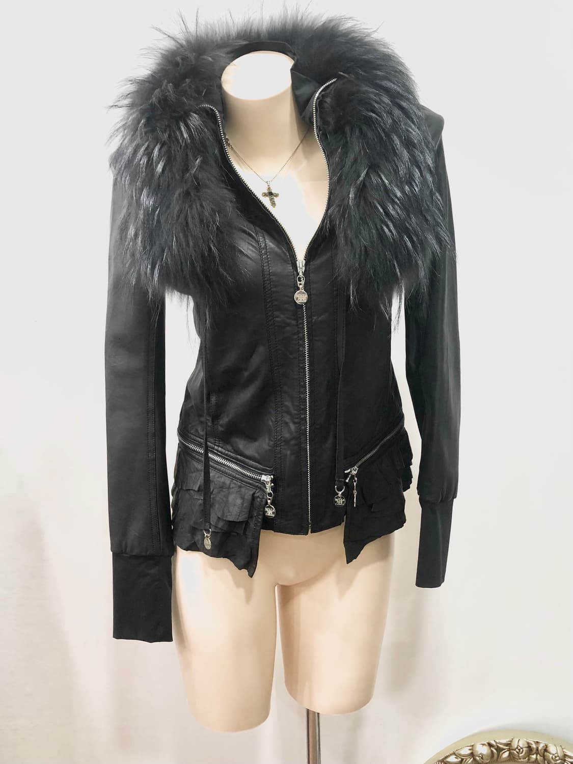 Patrizia Pepe sheepskin leather jacket 상품이미지5