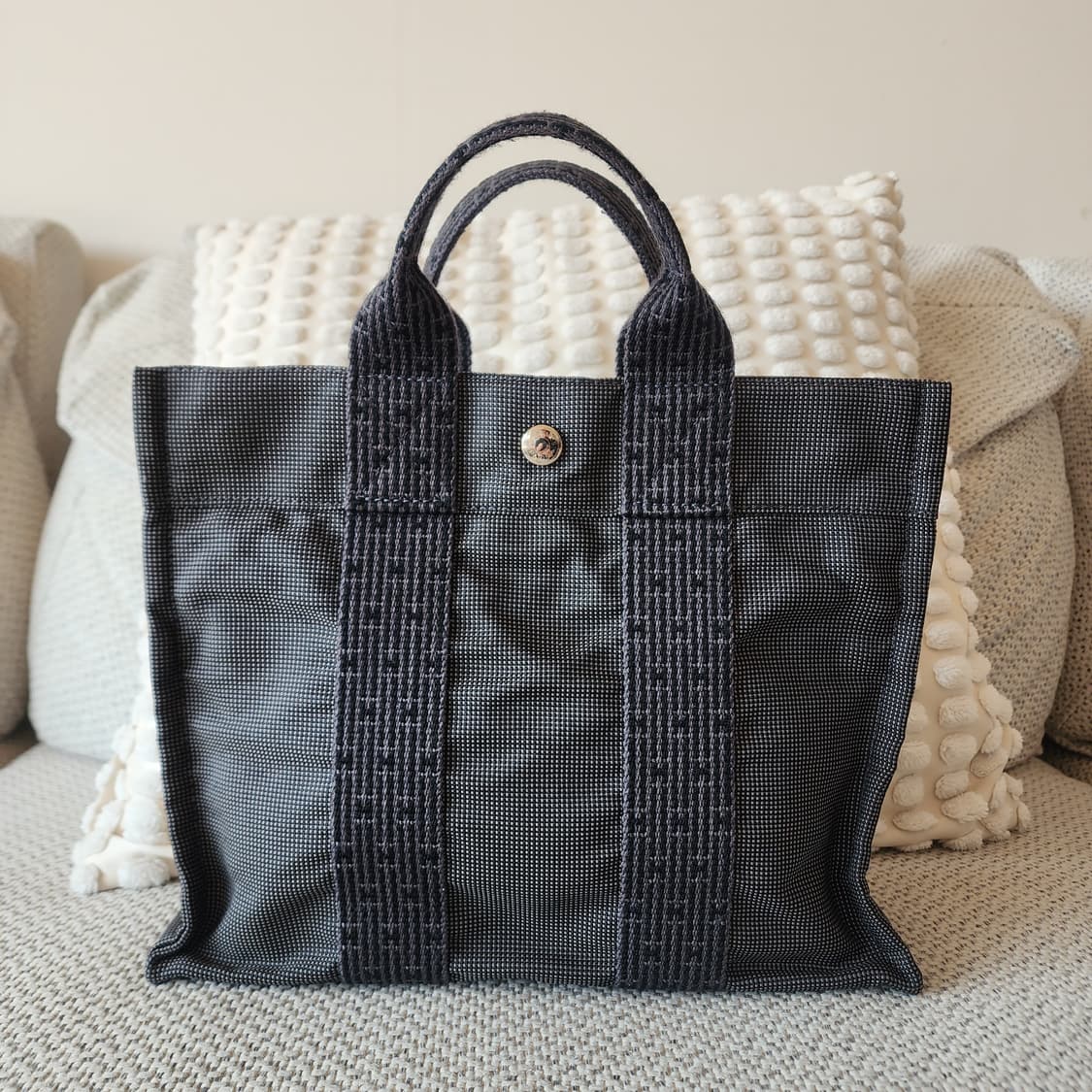 카데나자물쇠 ! 전시품급 에르메스 후루토 PM 엘라인 토트백 상품이미지4