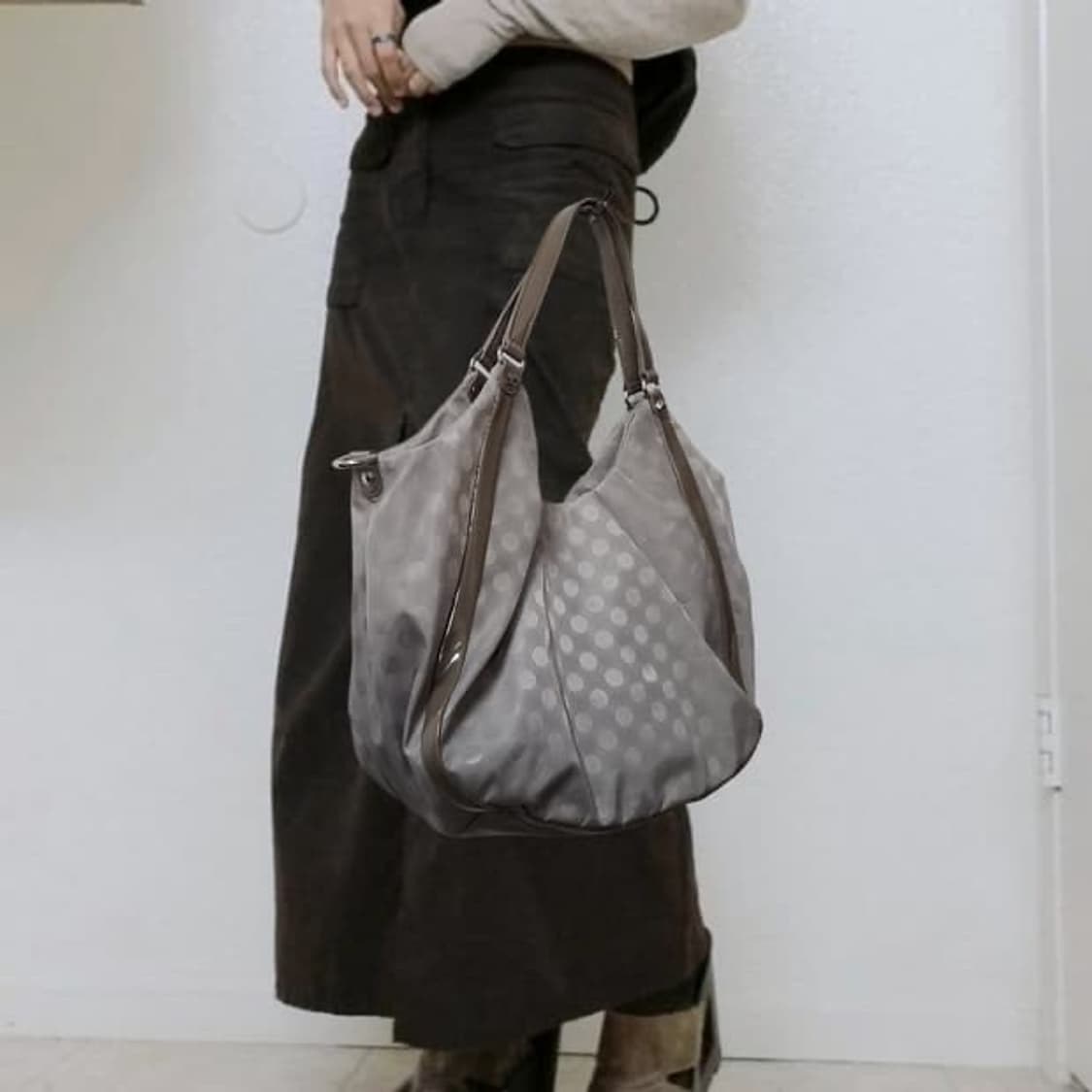 요지야마모토 도트 숄더백 상품이미지1