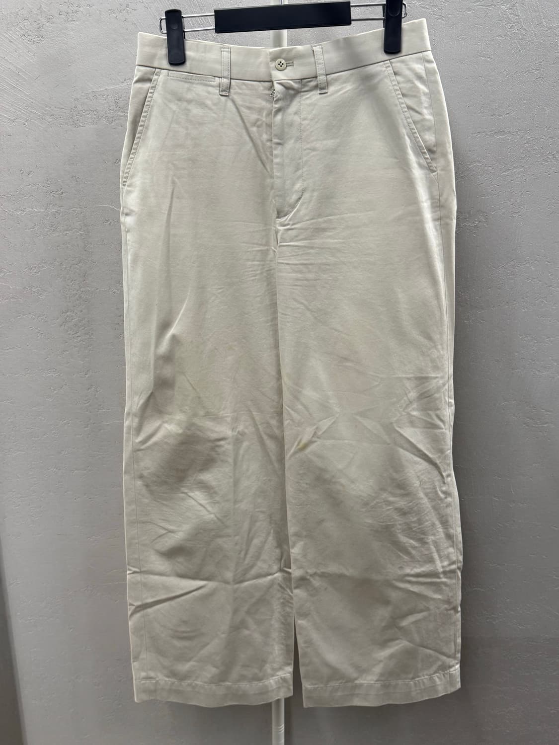 토마스모어 베이지 면바지 캐주얼 팬츠 S 상품이미지2