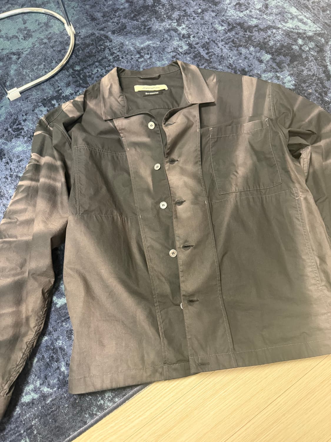 지용킴 선블리치 오버셔츠 L 상품이미지1