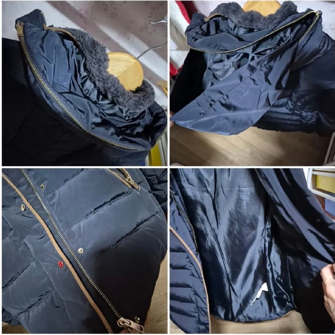 정품 zooc 주크 오리털 덕다운 후드 55 내장기능 경량패딩 상품이미지6