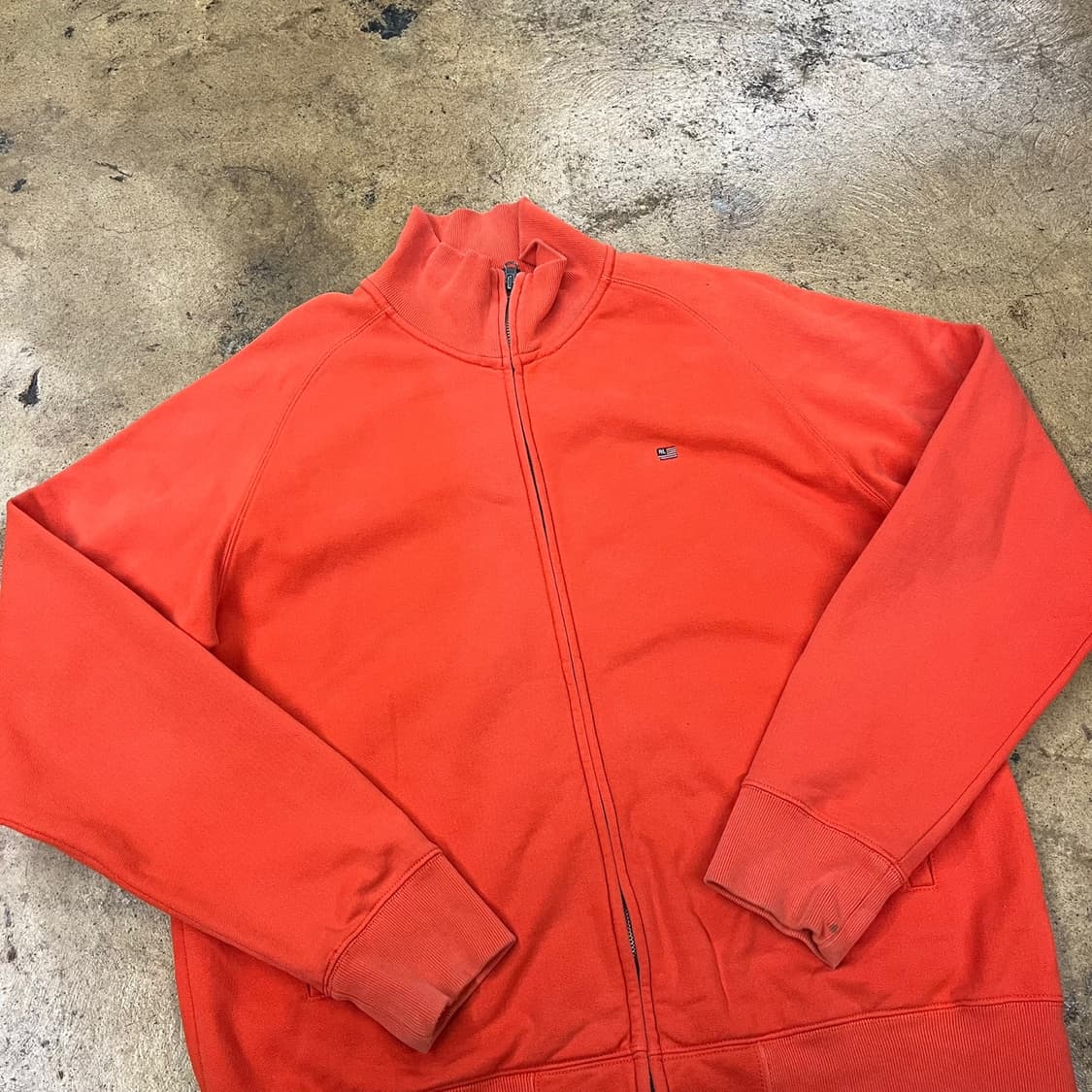 [정품/L] 폴로진스 오렌지 집업 자켓 b14 상품이미지1