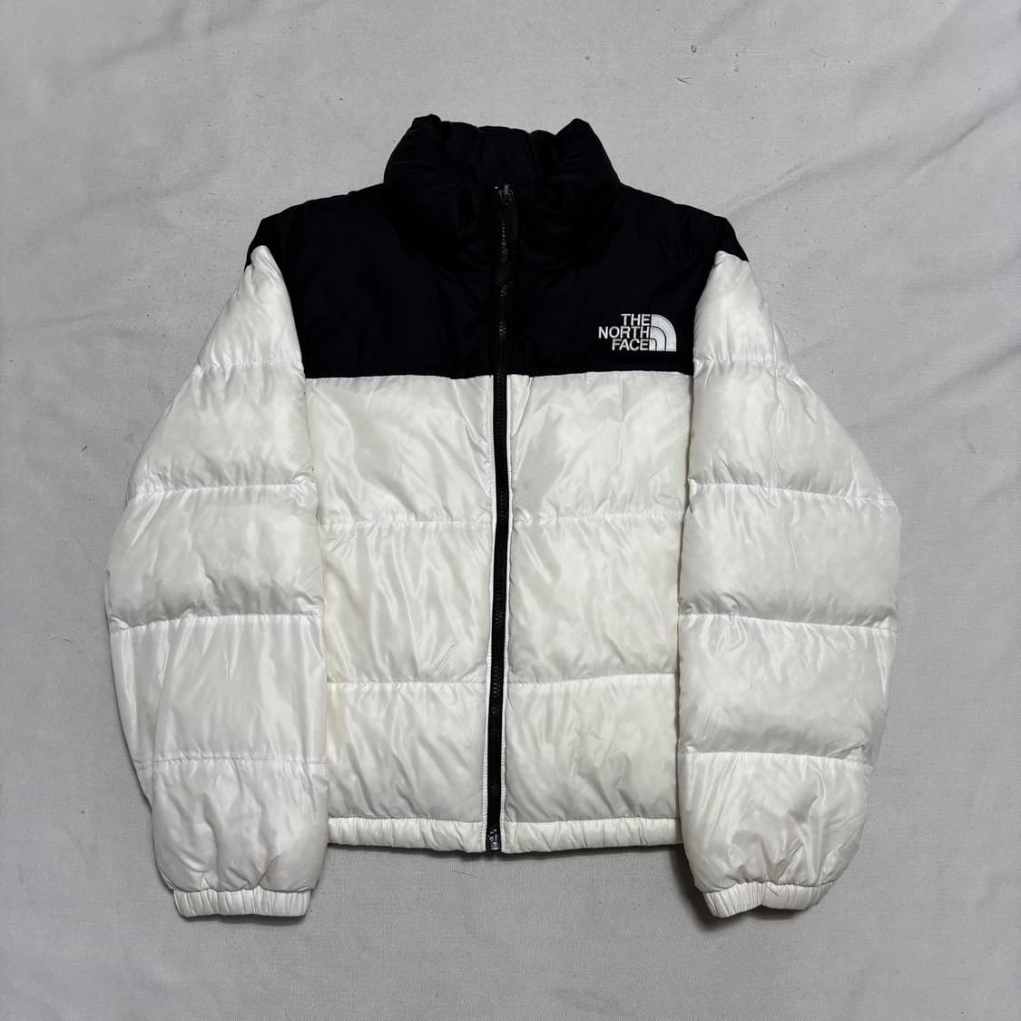 L 노스페이스 1996 블랙 화이트 눕시 패딩 상품이미지2