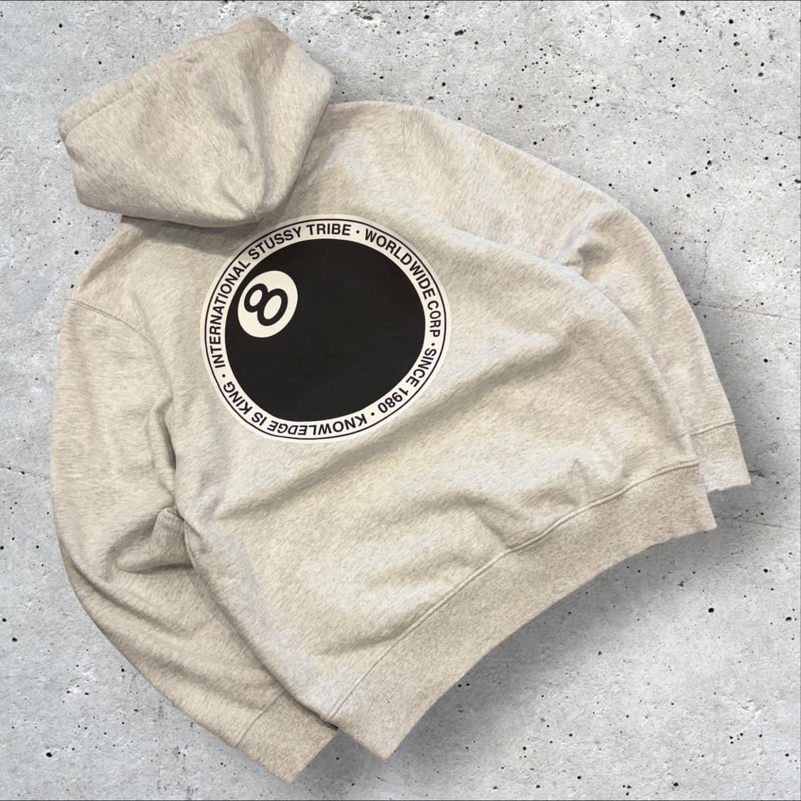 [S] 21ss 스투시 닷 8볼 후드티 그레이 B601 상품이미지1