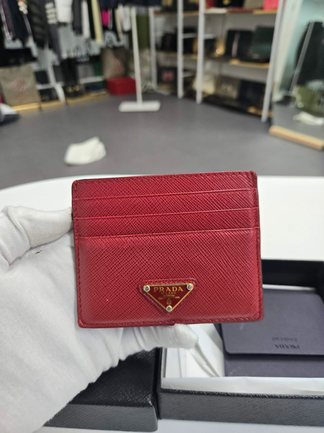 [40%할인] 프라다 사피아노 카드지갑 상품이미지1