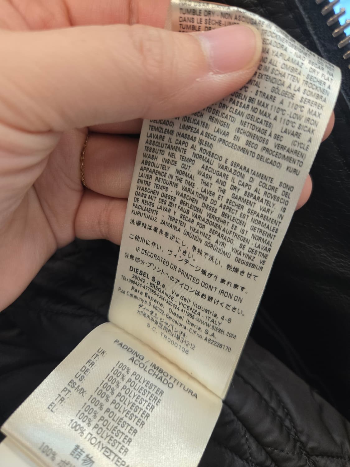 [쿨거환영]디젤  '간지 폭발' 투웨이 후드 레더 자켓 - 힙스터 종 상품이미지8