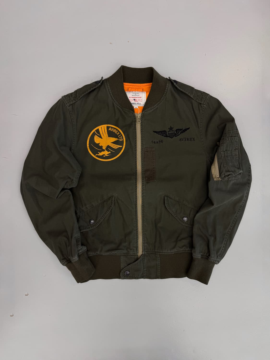아비렉스 USA 코튼 팬텀 플라이트 봄버 자켓 상품이미지1