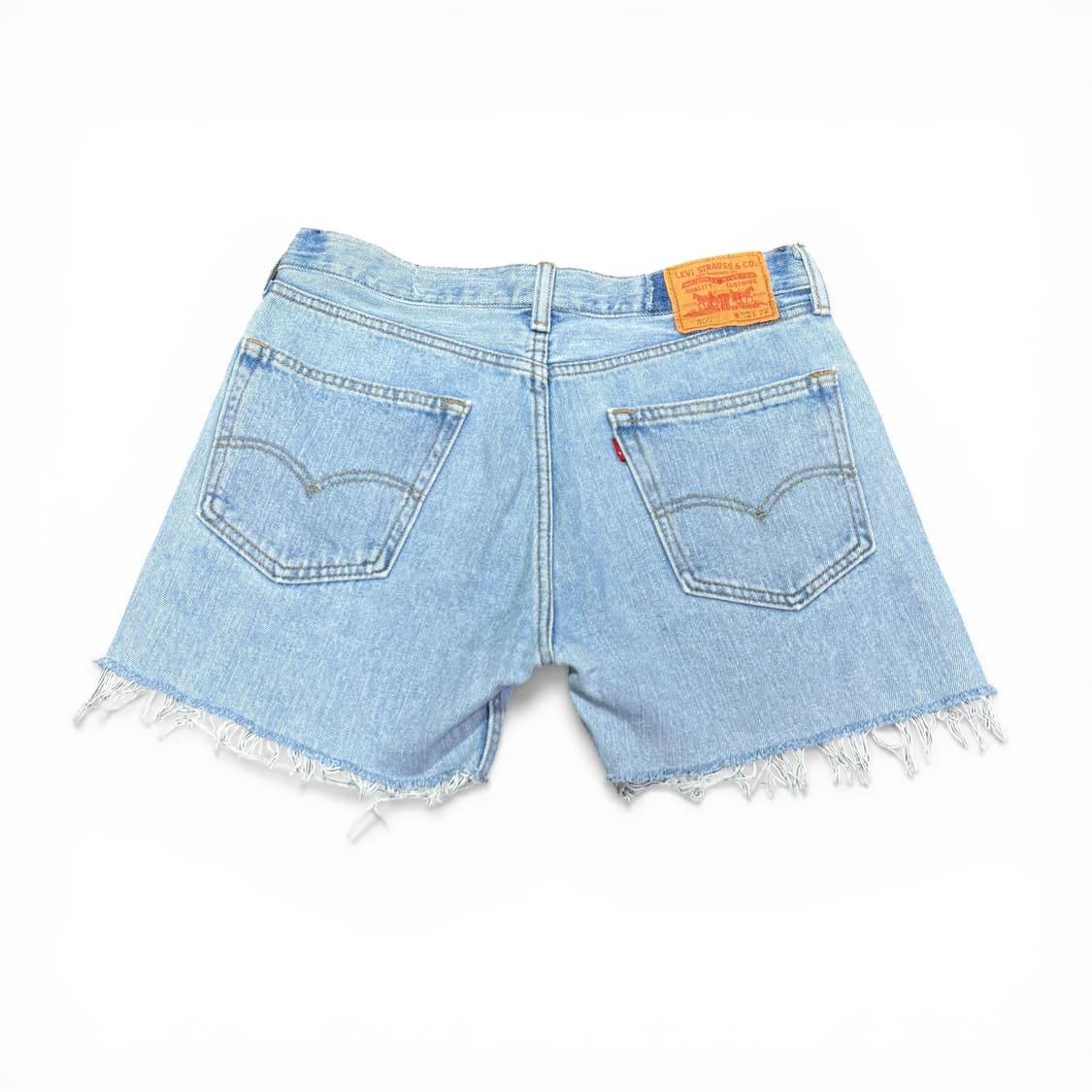 32 리바이스505 연청 컷오프 쇼츠 데님 반바지 상품이미지2