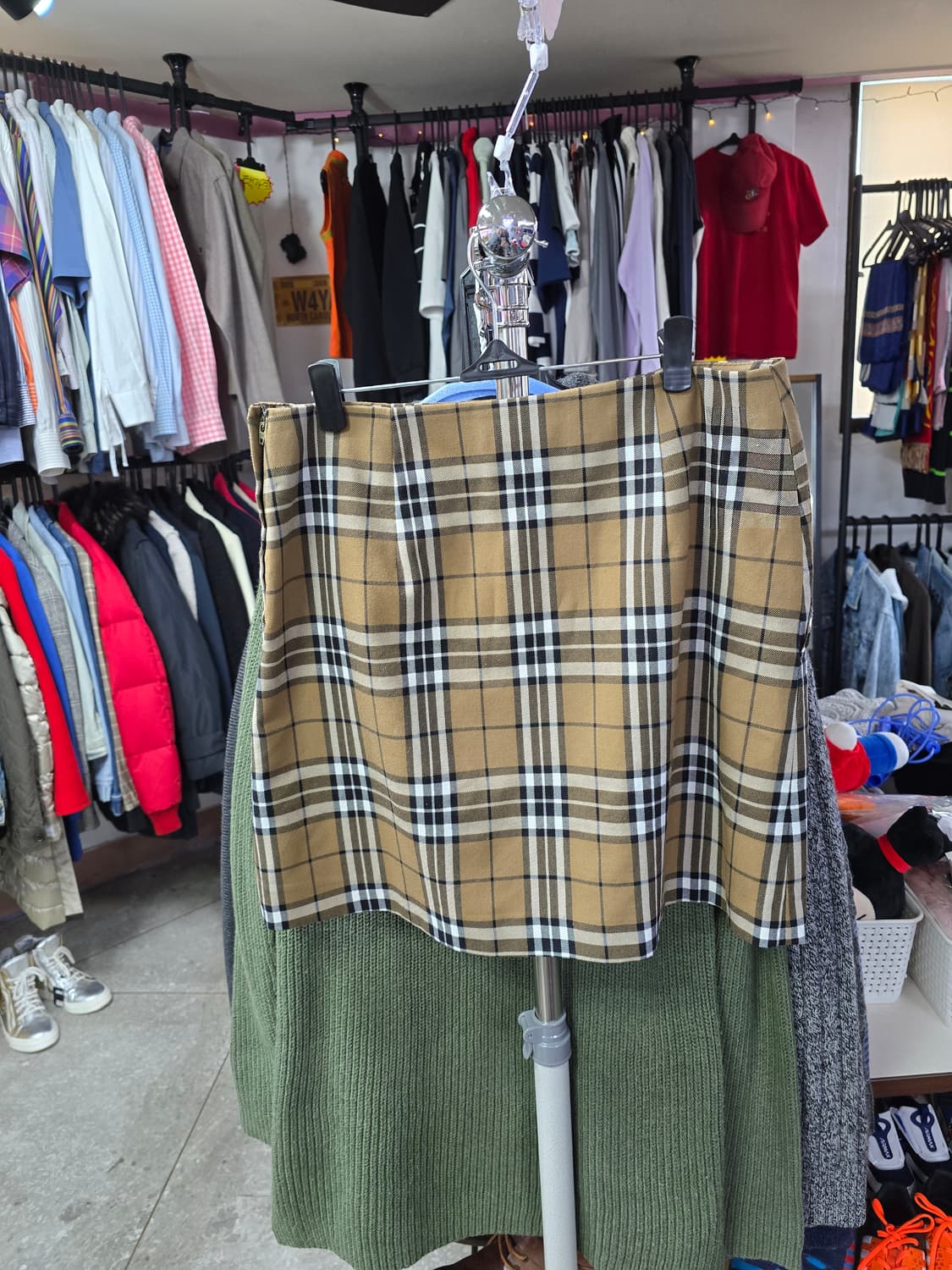 스튜디오톰보이 체크 미니스커트 (1419) 상품이미지2