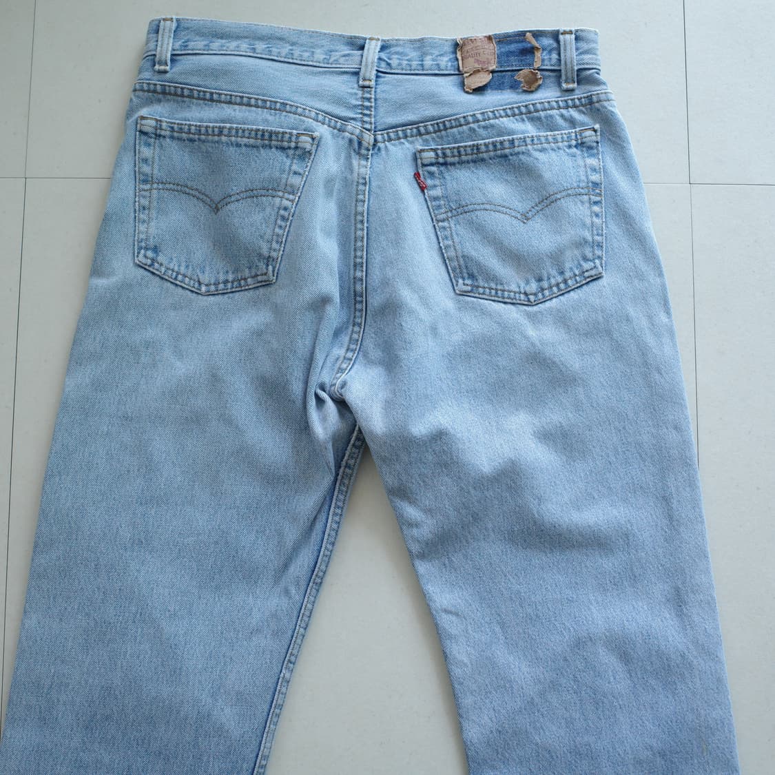 90s 리바이스 501 연청 MADE IN USA 빈티지 W34 L32 상품이미지7