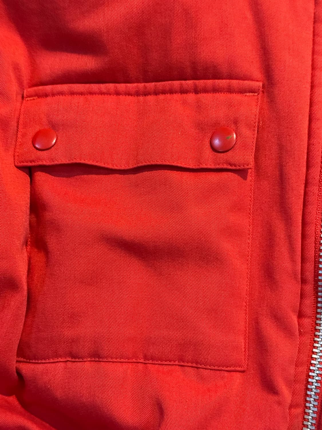 아디다스 오리지널 트레일러 레드 패딩 점퍼 안감기모 95 /택포 상품이미지9